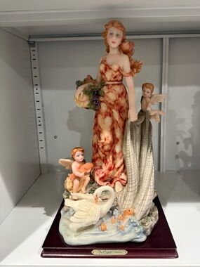 Lady with Cherubs Figurine